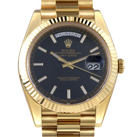 yellow gold rolex oyster perpetual day date|Rolex Day-Date 40 price.